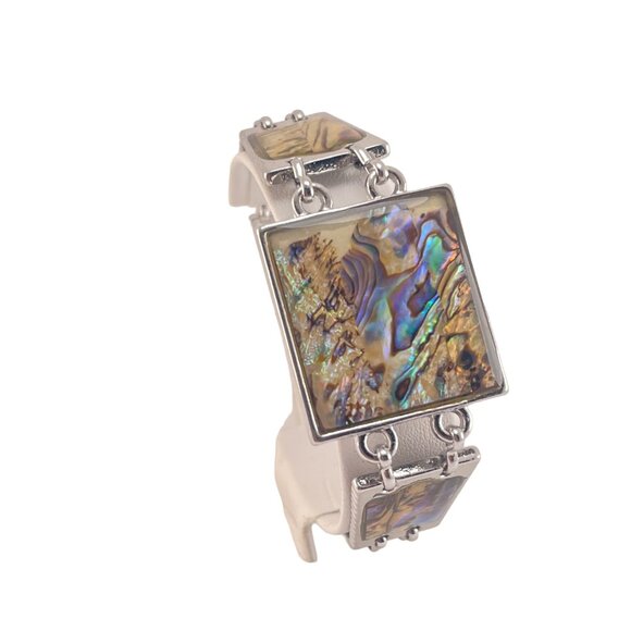 Queen of the Sea Natural Abalone Paua Silver Handcrafted Abalone Shell and Silve - Picture 7 of 10